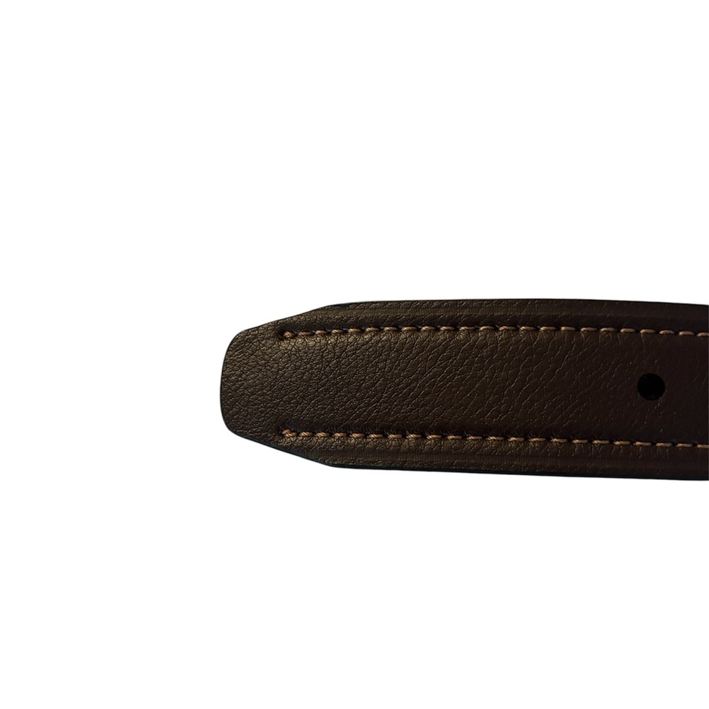 Columbia Men's Reversible Brown and Black Leather Belt - Picture 4 of 7